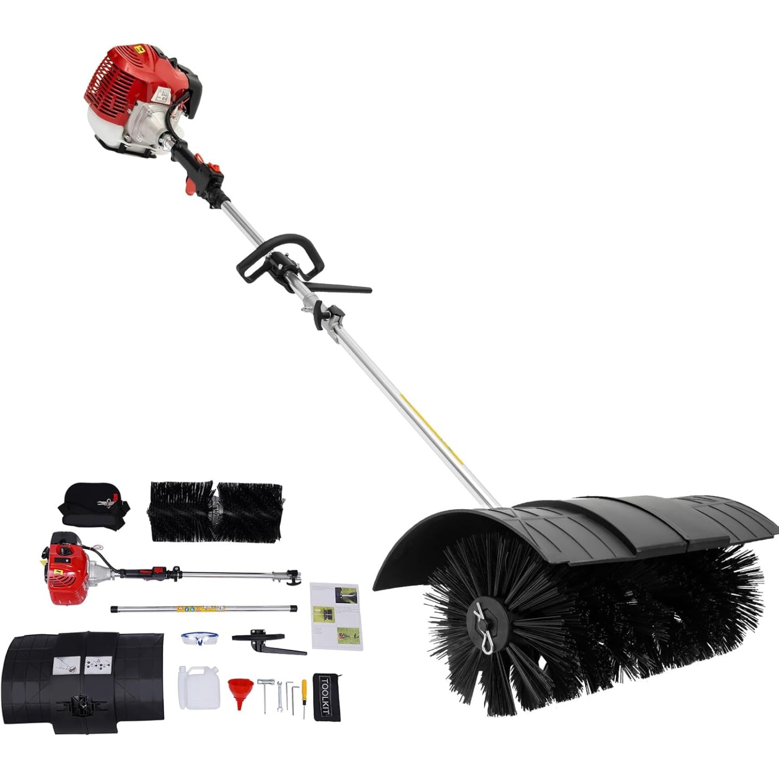 Outdoor Power Broom - 52CC 2 Stroke Gas Handheld Sweeper