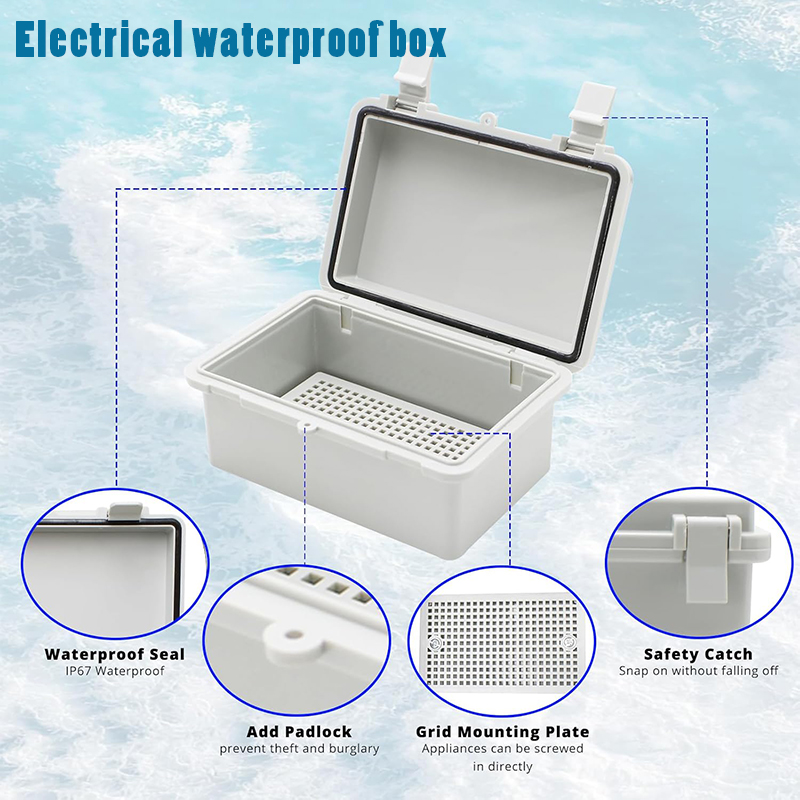 Outdoor Power Outlet Box - IP66 Waterproof Power Electrical Junction Box