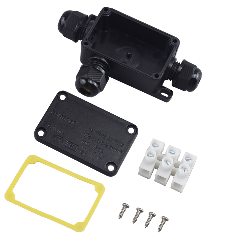 Outdoor Power Outlet Box - 3 Way Outdoor Waterproof IP66 Electrical