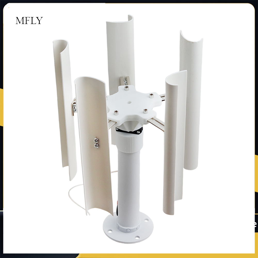 Outdoor Power Source - Vertical Five-blade Wind Generator Model Three-phase