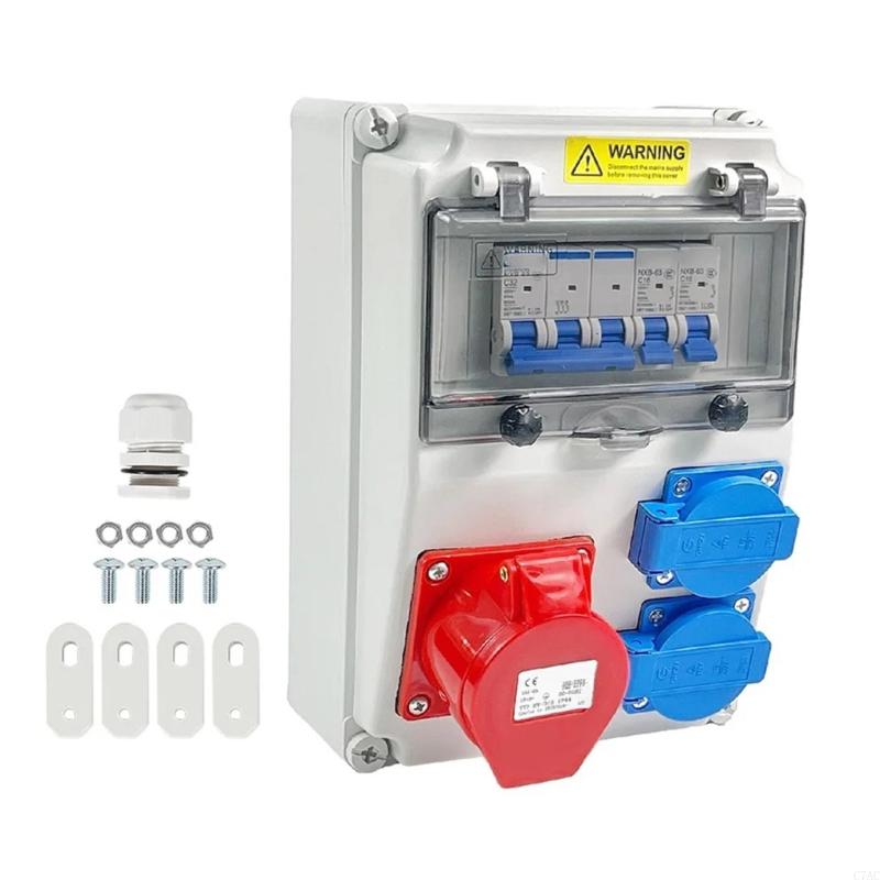 Outdoor Power Distributors - Wall Mounted Electrical Outlet Box With