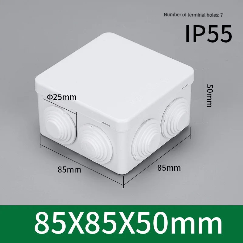 Outdoor Power Outlet Box - 85 * 85 * 50 Outdoor
