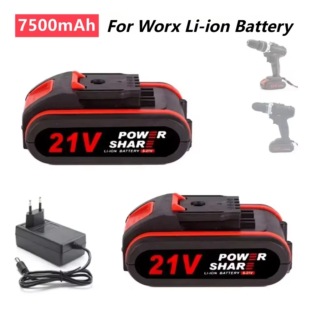 Electric Chainsaw Battery - 21V High Capacity Rechargeable Lithium Ion