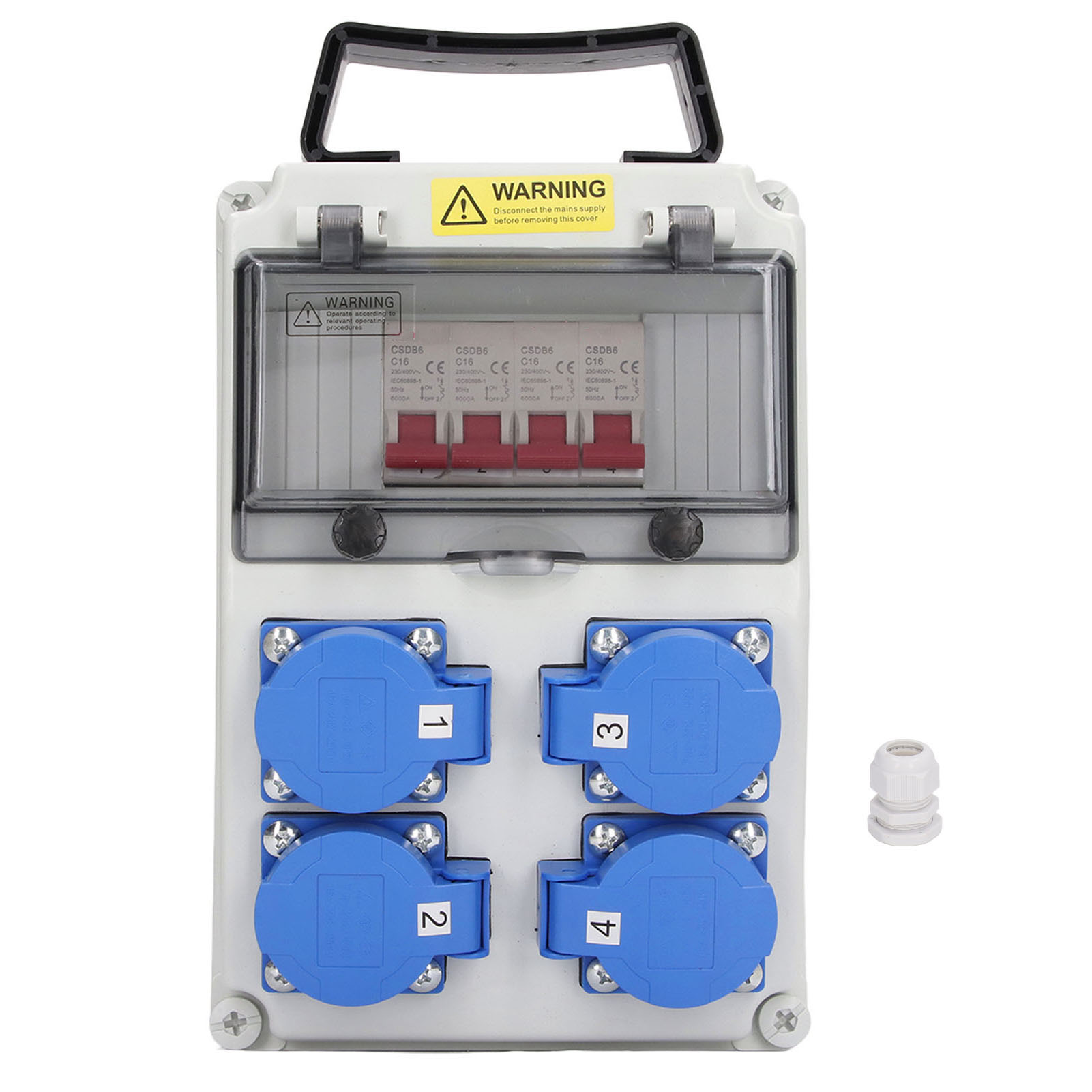 Outdoor Power Distributors - Outdoor Handheld Waterproof Power Distributor with