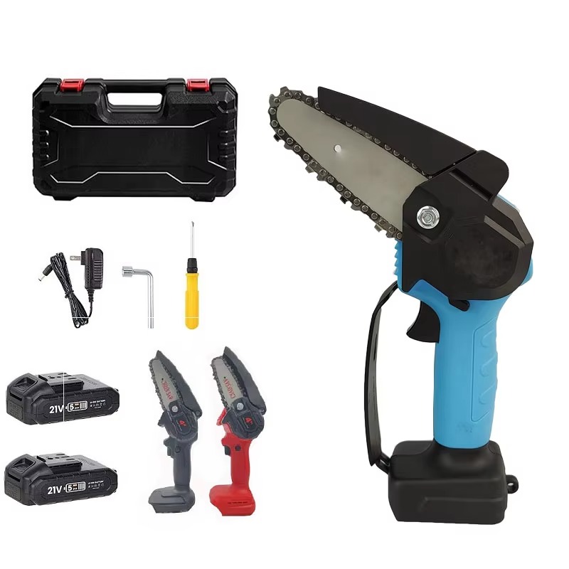 Electric Chainsaw Battery - 4 Inch 21V Parkside Mini Cordless
