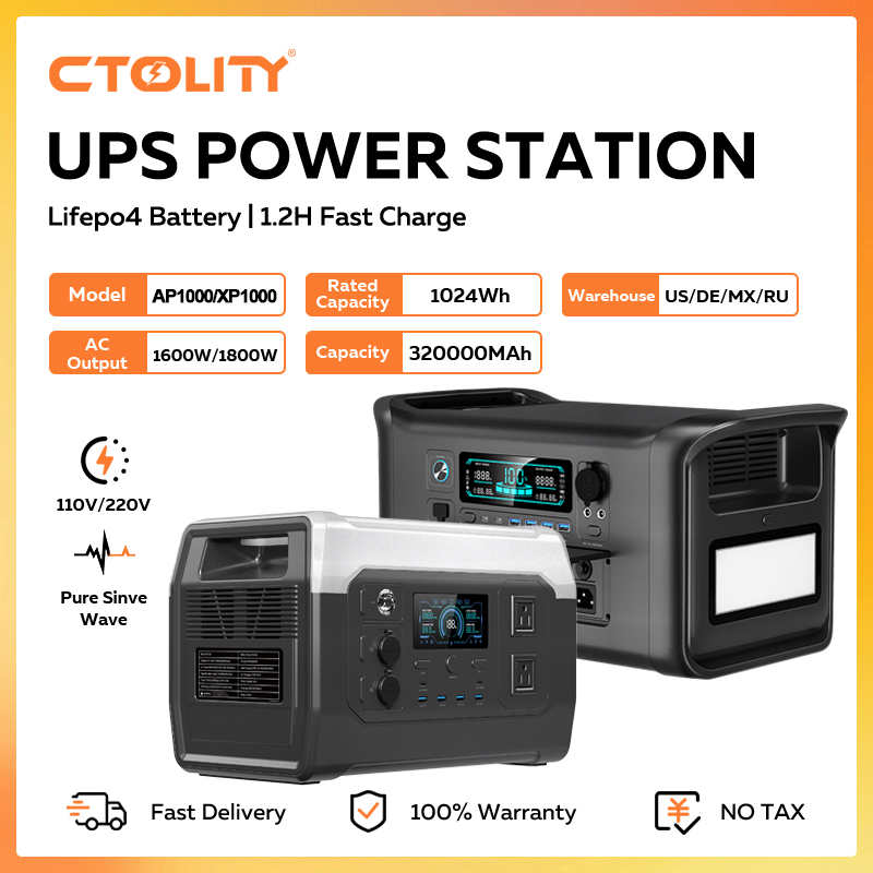 CTOLITY 1800W Portable Power S - Outdoor Power Source review and price
