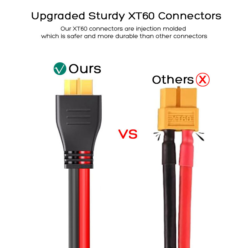 1.5m or 1m 14AWG Solar to XT60 - Outdoor Power Station review and price