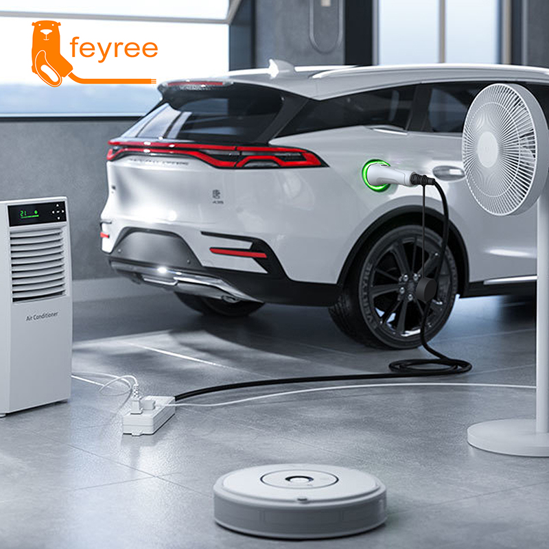 Feyree V2L Cable Electric Car  - Outdoor Power Plug review and price