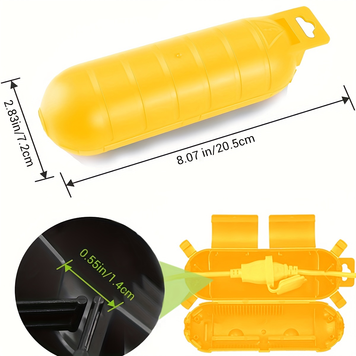 Extension Yellow Cord Safety C - Outdoor Power Extension Cord review and price