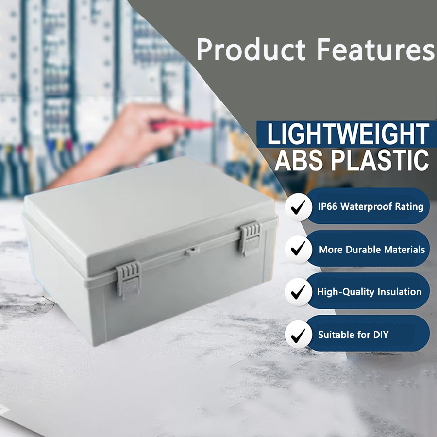IP66 Electrical Plastic Enclos - Outdoor Power Outlet Box review and price
