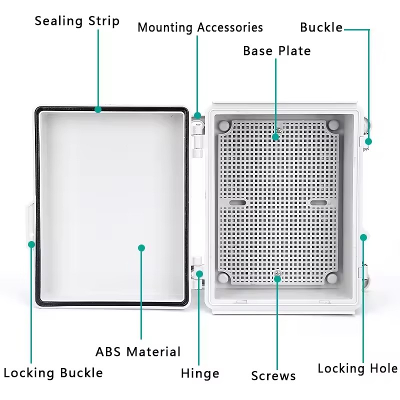 IP66 Electrical Plastic Enclos - Outdoor Power Outlet Box review and price