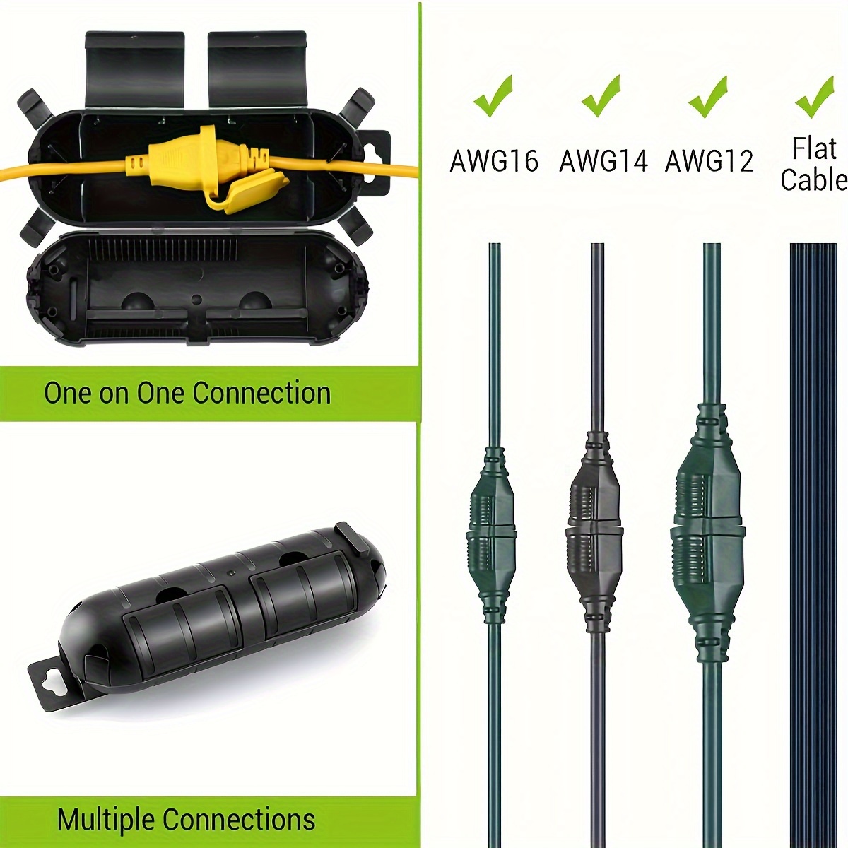 Extension Cord Plug Connection - Outdoor Power Extension Cord review and price
