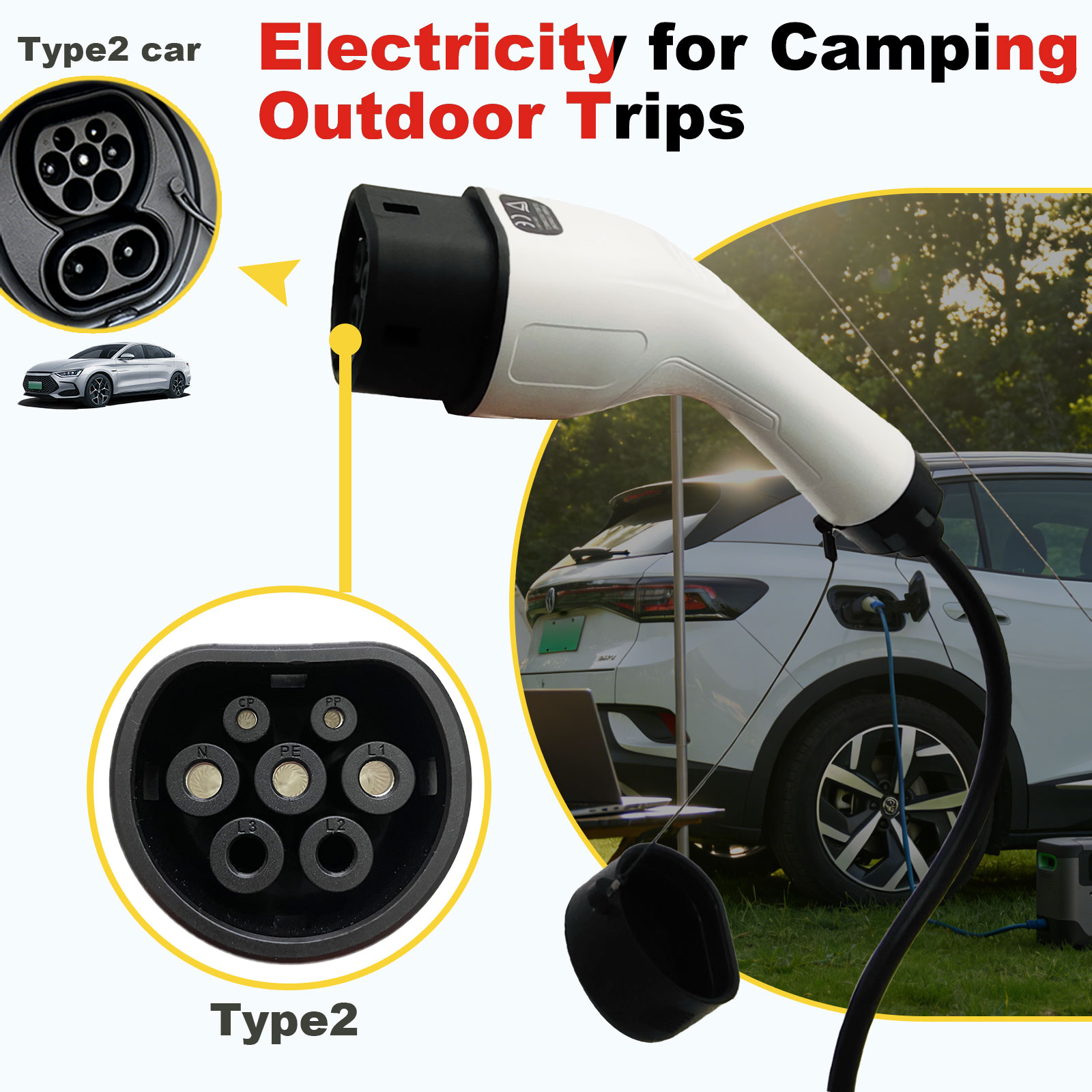 Type2 V2L Discharge Adapter 16 - Outdoor Power Station review and price
