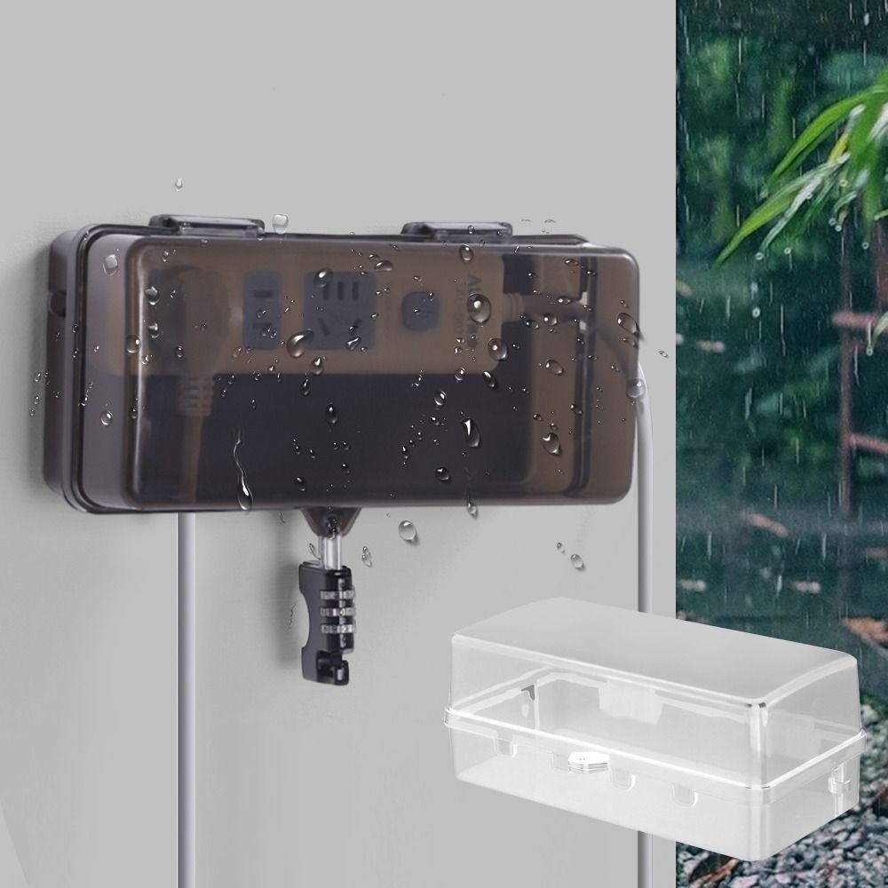 Durable Plastic Plug Box Anti- - Outdoor Power Strip review and price
