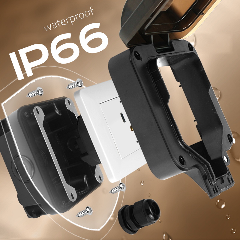 Avoir IP66 Wall Waterproof Soc - Outdoor Power Parts review and price