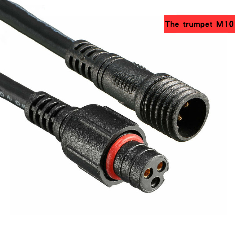 M10 2Pin 3/4 Pin Waterproof Bu - Outdoor Power Extension Cord review and price