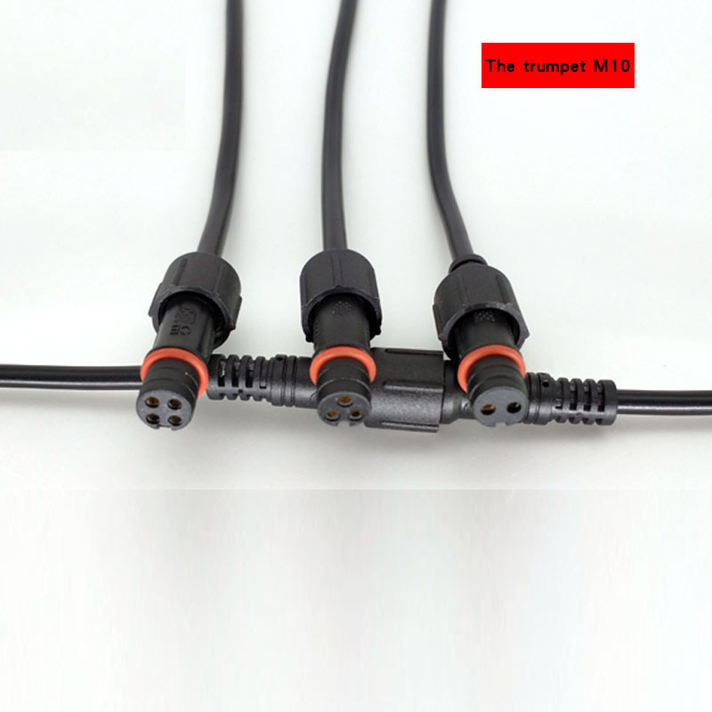 M10 2Pin 3/4 Pin Waterproof Bu - Outdoor Power Extension Cord review and price