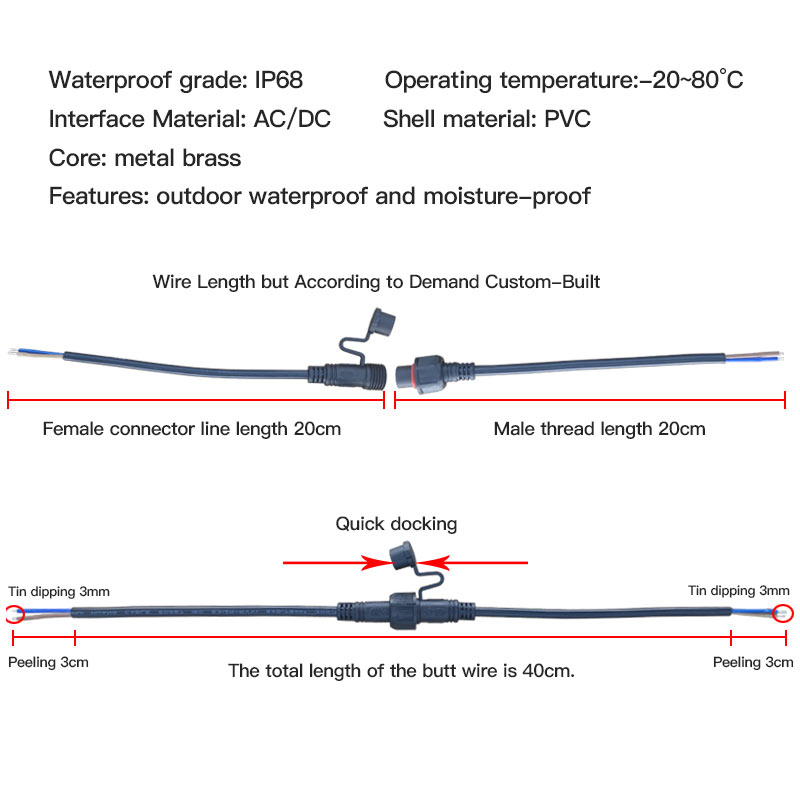 Male Female Extension Wire Con - Outdoor Power Extension Cord review and price