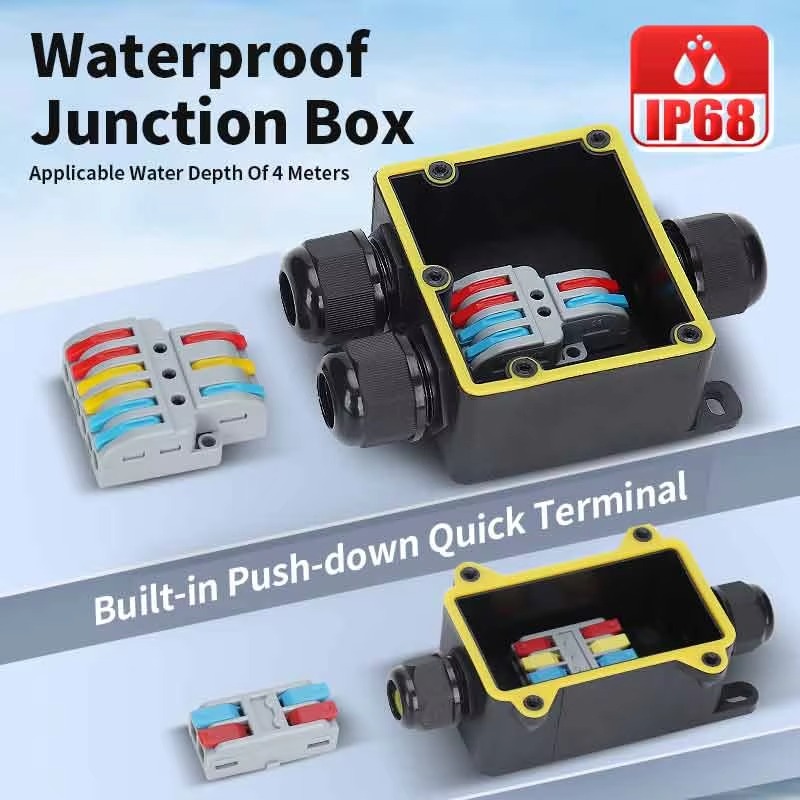 Junction Box Waterproof IP68 2 - Outdoor Power Plug review and price