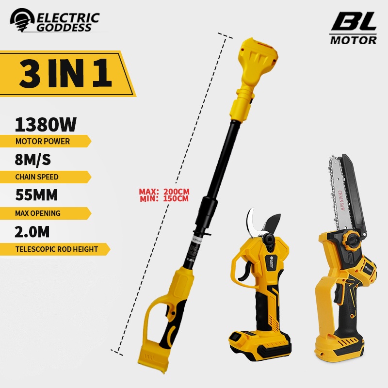 Brushless 6 Inch Electric Chai - Electric Chainsaw Battery review and price