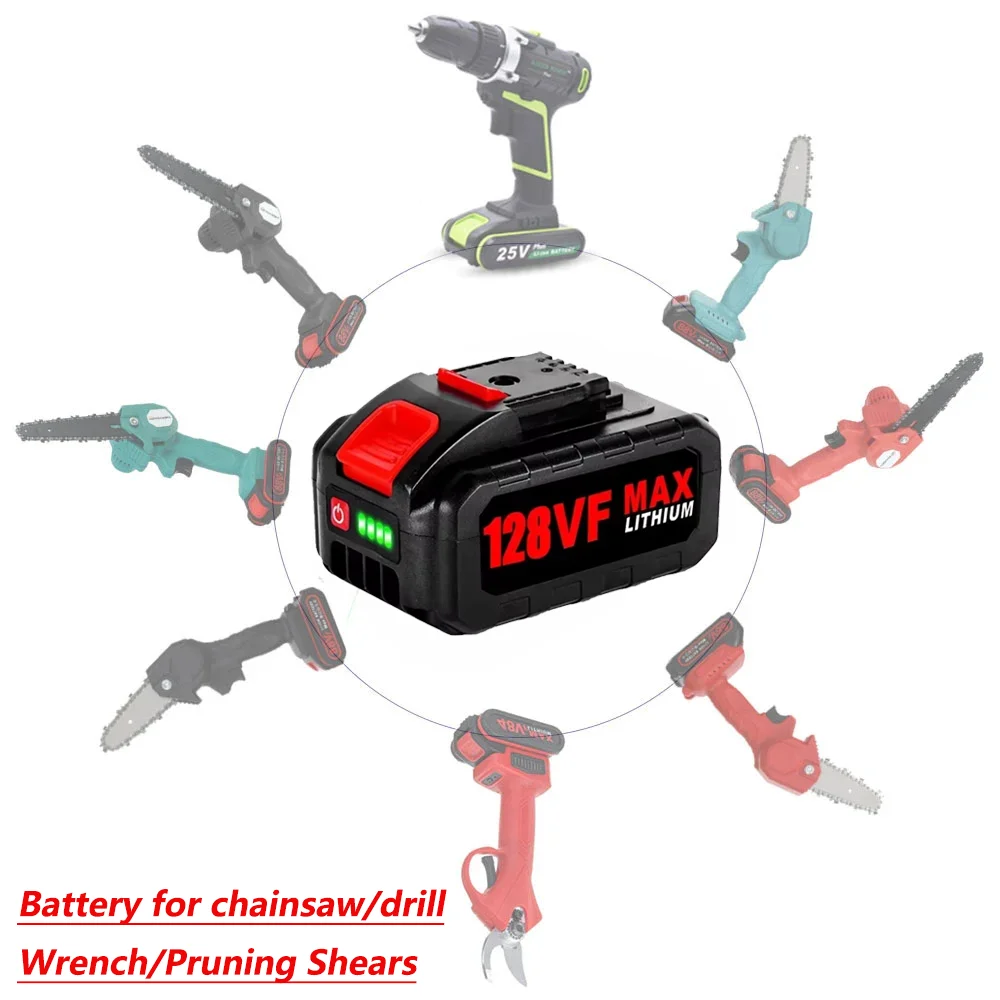 18V 21V 128VF 98VF Rechargeabl - Electric Chainsaw Battery review and price