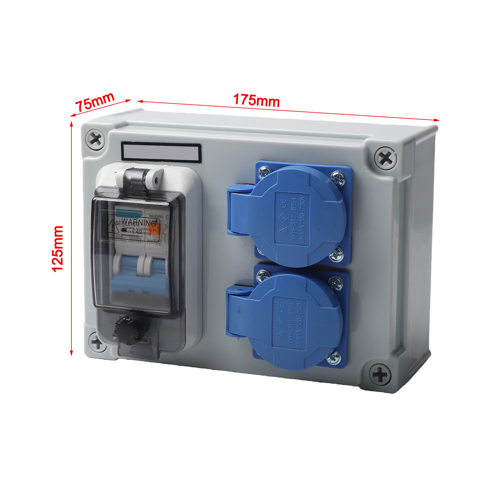 Ip54 Wall Distributor 2 Pin Co - Outdoor Power Distributors review and price