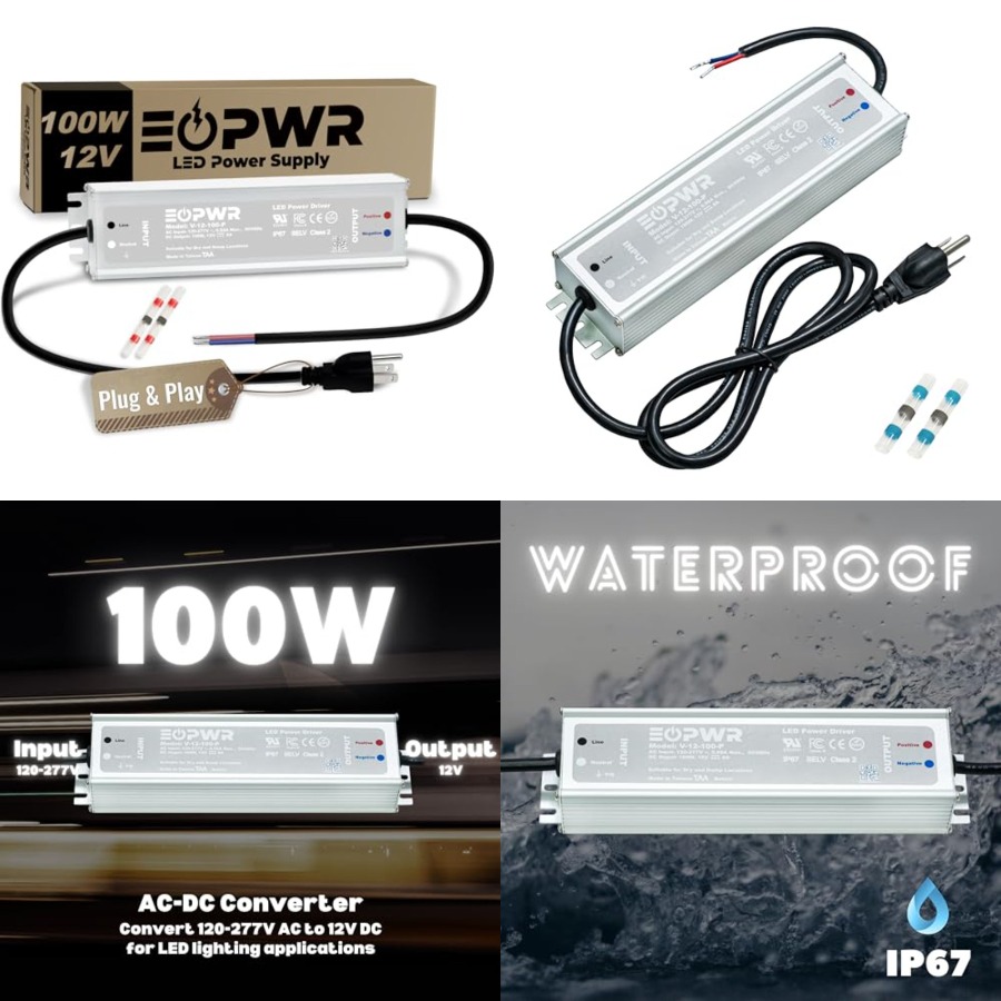 LED Driver Waterproof IP67 Pow - Outdoor Power Plug review and price