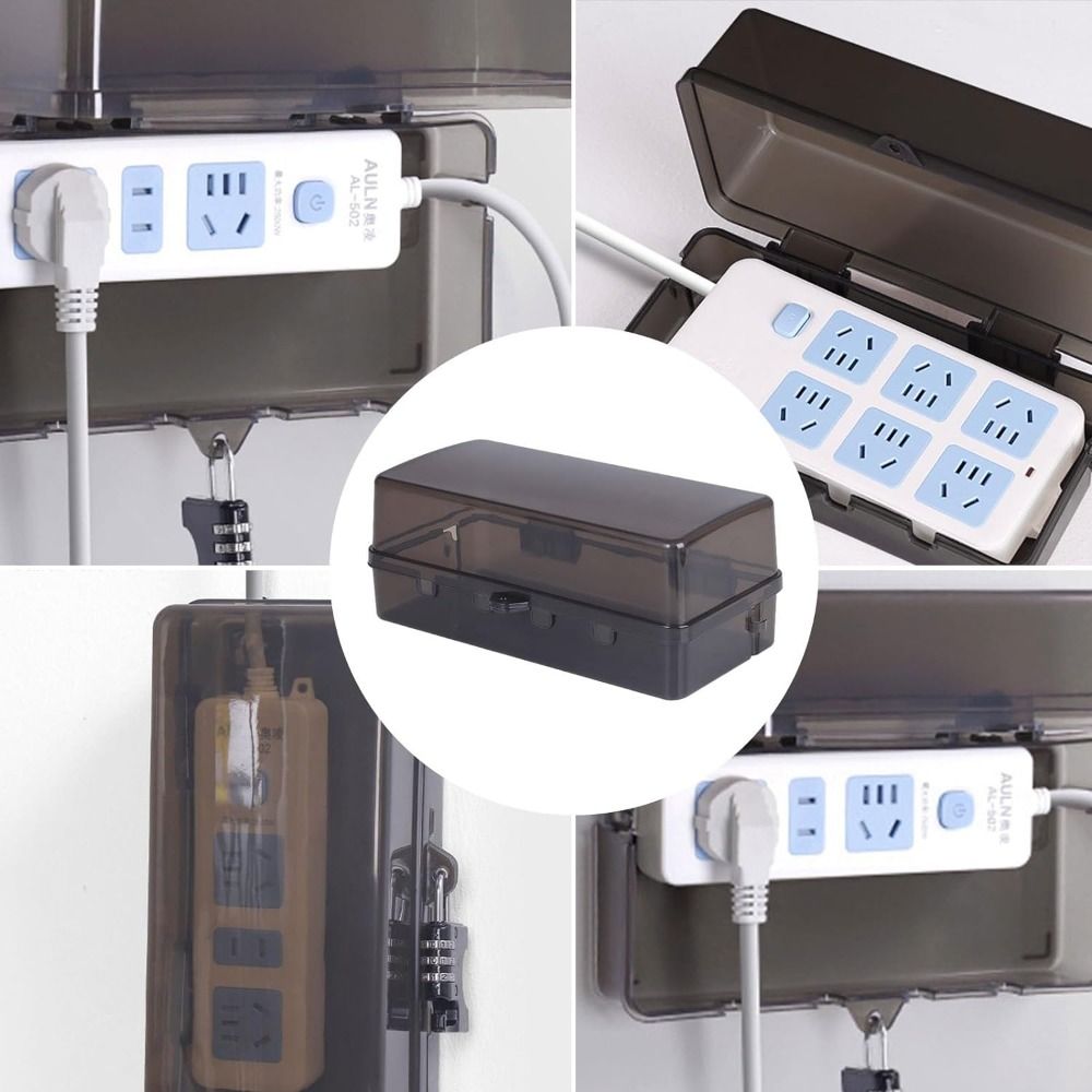 Portable Plastic Plug Box Anti - Outdoor Power Strip review and price