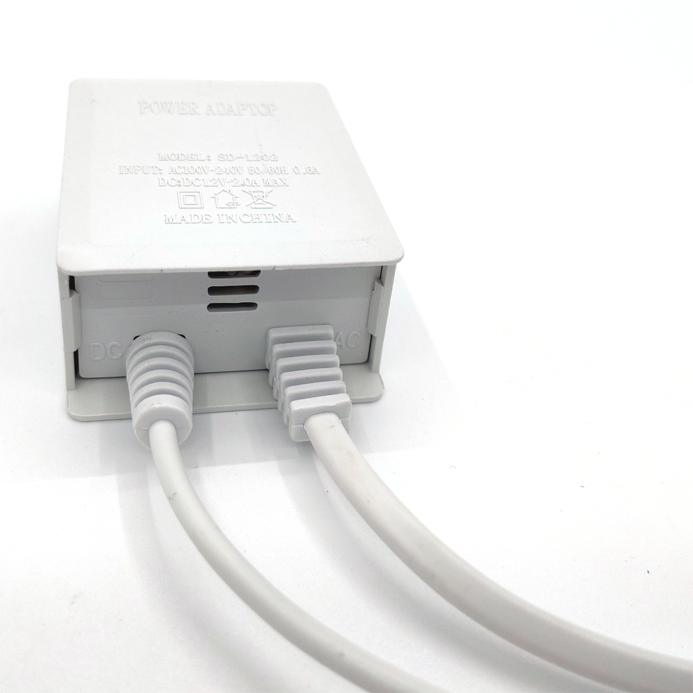 White AC 100-240V Input DC 12V - Outdoor Power Plug review and price