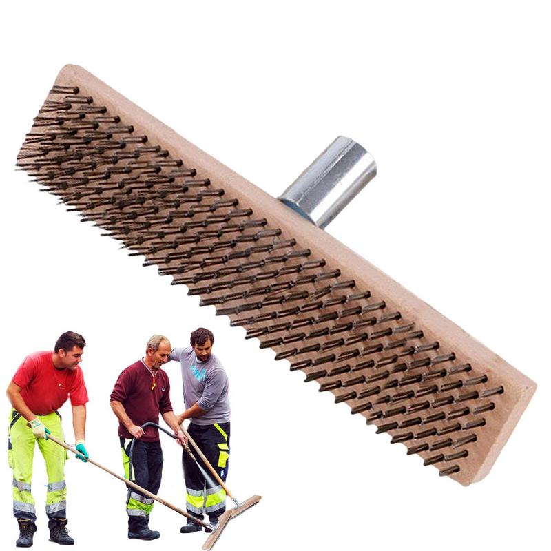 Steel Scrub Brush Widened Rust - Outdoor Power Broom review and price