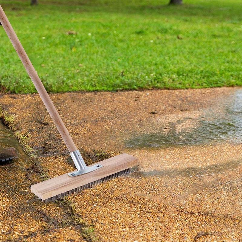 Steel Scrub Brush Widened Rust - Outdoor Power Broom review and price