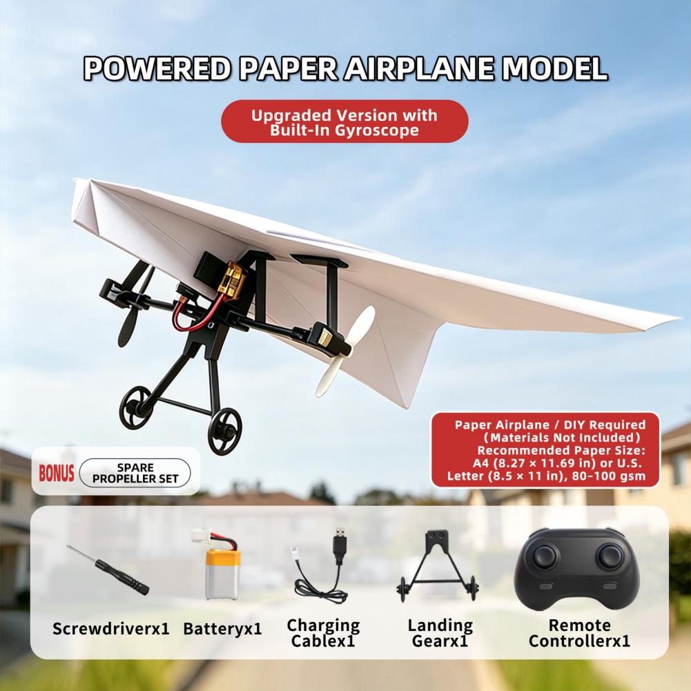 Remote Control Paper Airplane  - Outdoor Power Parts review and price