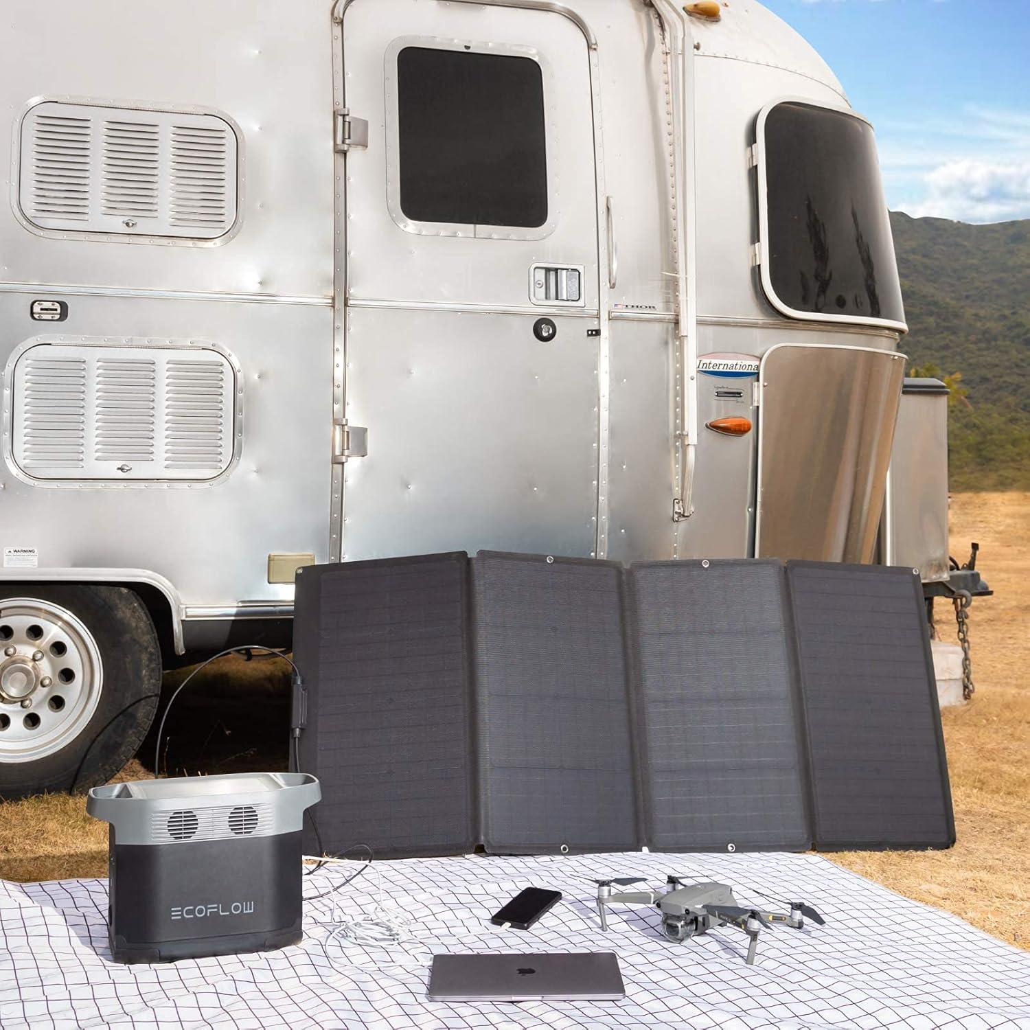 160 Watt Foldable Solar Panel  - Outdoor Power Station review and price