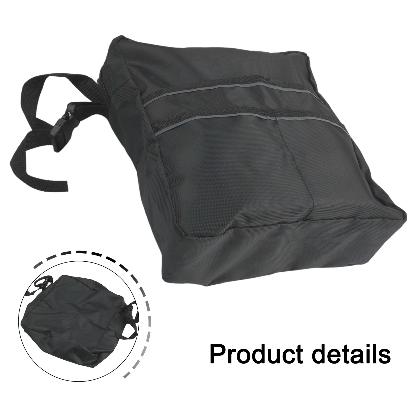 Black Mobility Seat Back Bag F - Outdoor Power Wheelchair review and price