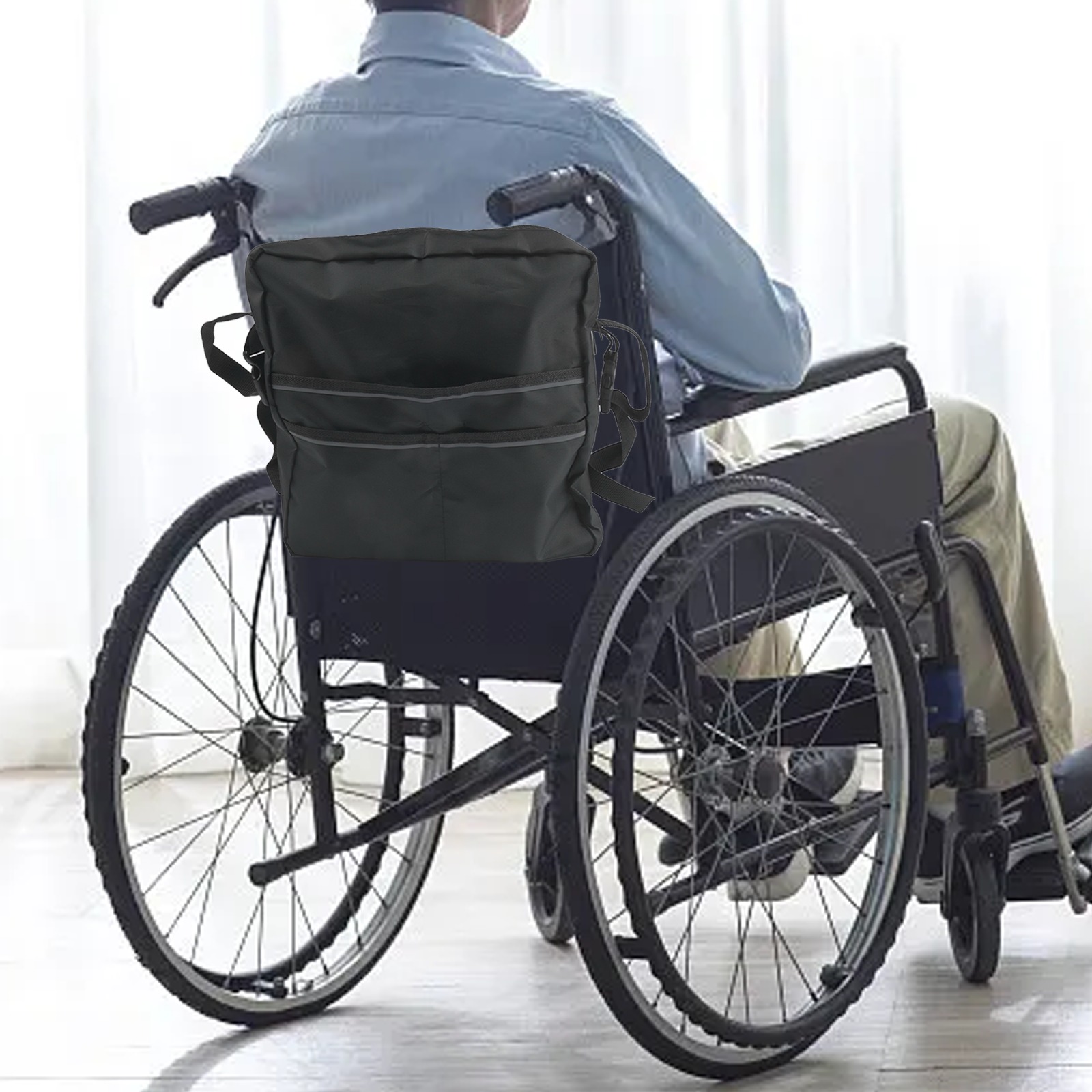 Black Mobility Seat Back Bag F - Outdoor Power Wheelchair review and price