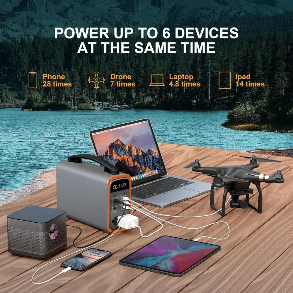 320Wh Lifepo4 Portable Power S - Outdoor Power Station review and price