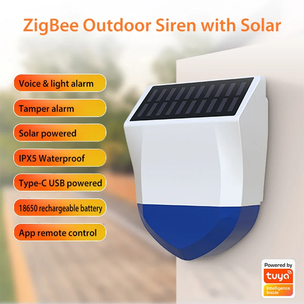 Tuya Smart Zigbee/Wifi Siren A - Outdoor Power Source review and price